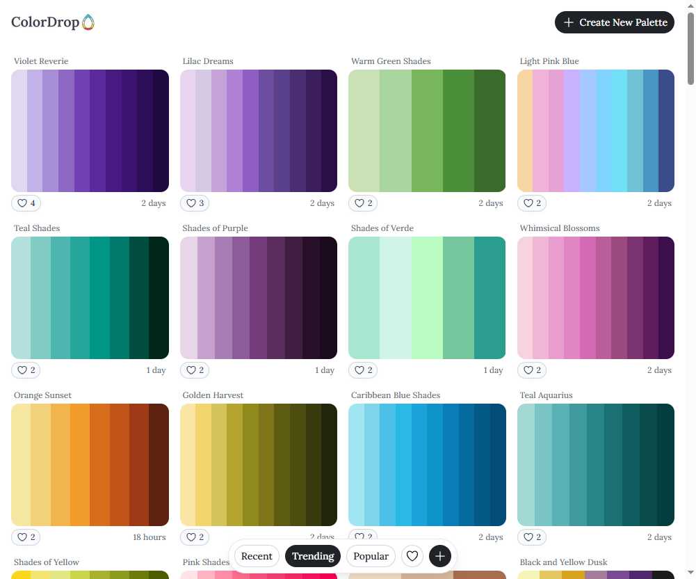 ColorDrop 网站截图