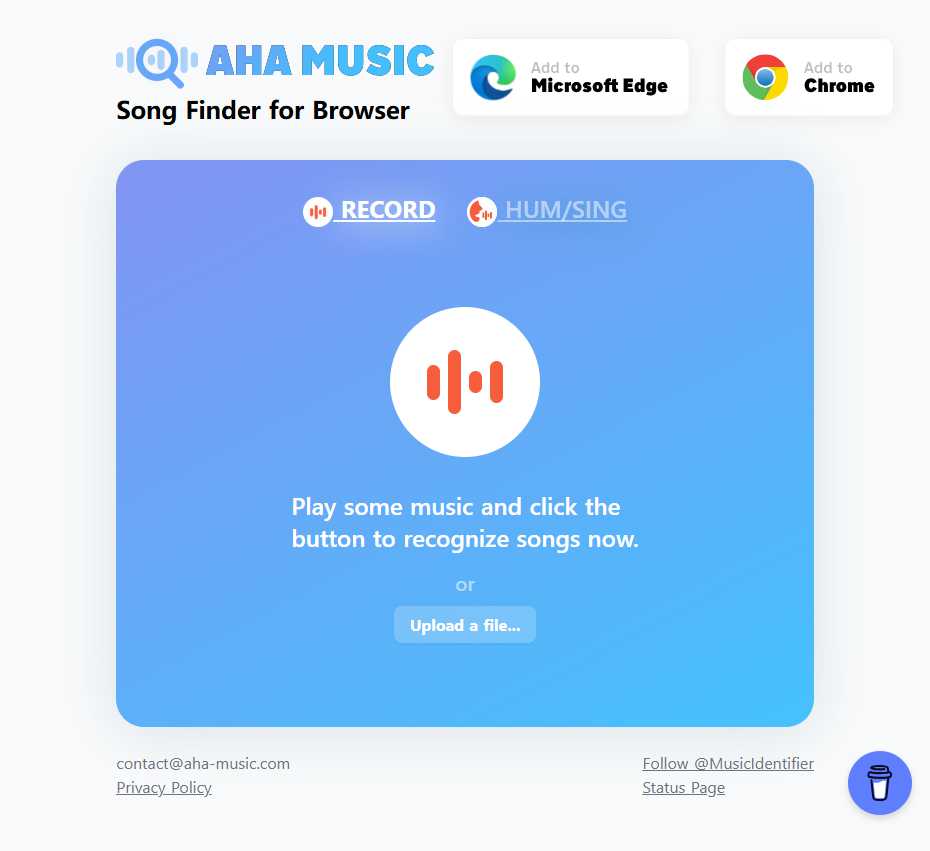 AHA Music 网站截图
